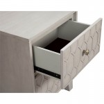 Denver Two Drawer Nightstand, Gray