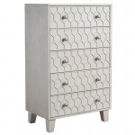 Denver Five Drawer Chest, Gray