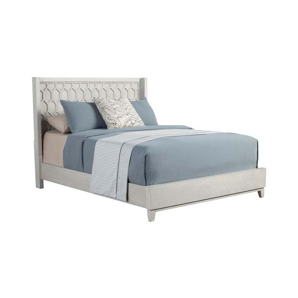 Denver Full Size Panel Bed, Gray