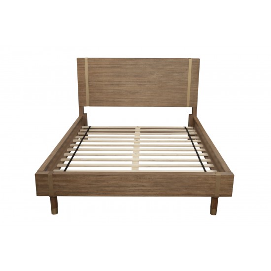 Easton Standard King Platform Bed, Sand