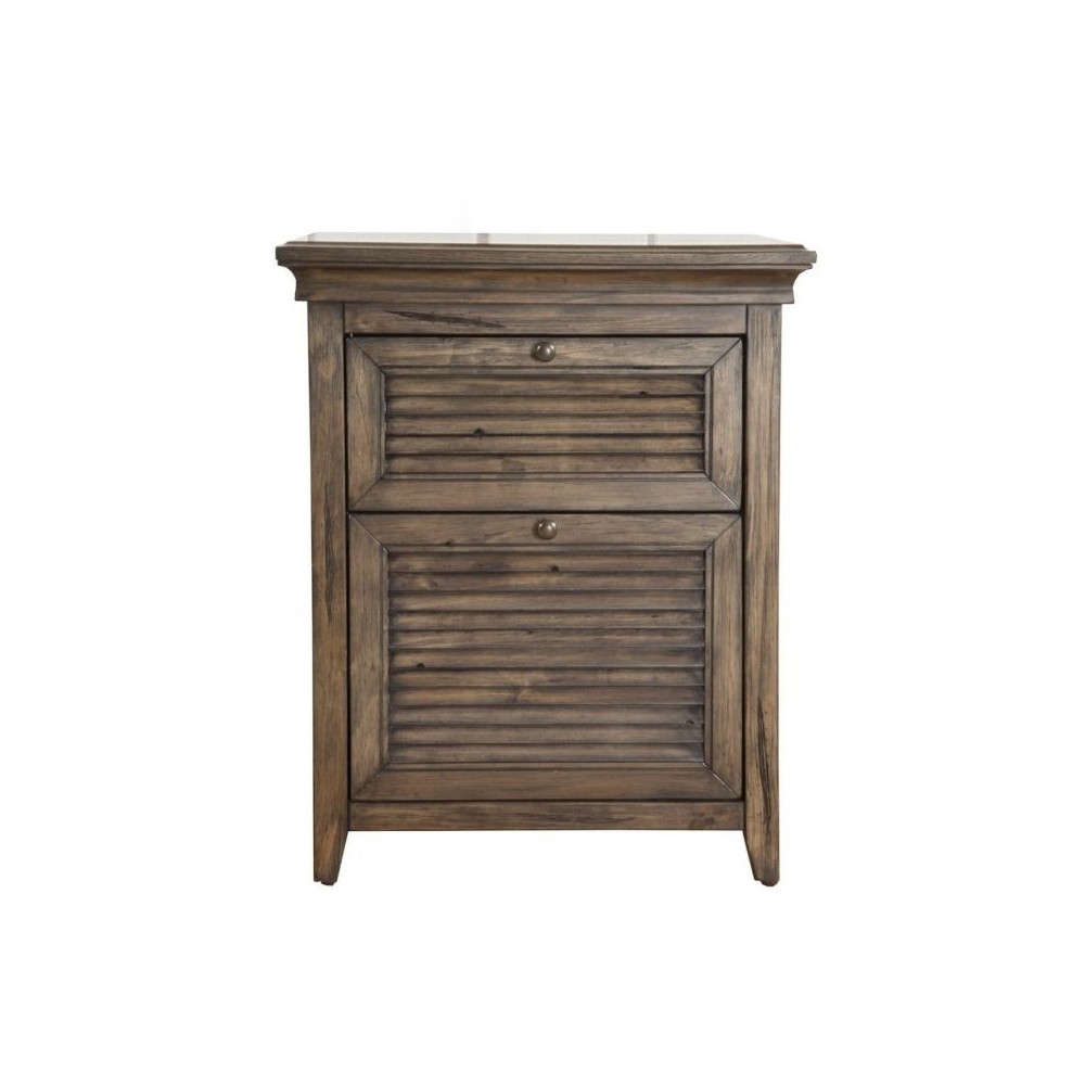 Remington 2 Drawer Nightstand, Aged Pine Remington 2 Drawer Nightstand, Aged Pine
