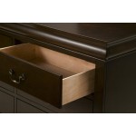 West Haven 6 Drawer Dresser, Cappuccino