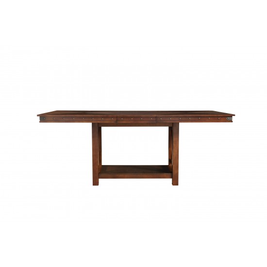 Artisan Extension Counter Height Dining Table, Pecan