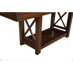 Artisan Extension Counter Height Dining Table, Pecan