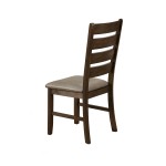 Emery Set of 2 Side Chairs, Walnut