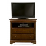 Chesapeake TV Media Chest w/2 Drawers, Cappuccino