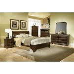 Chesapeake California King Low Footboard Sleigh Bed, Cappuccino