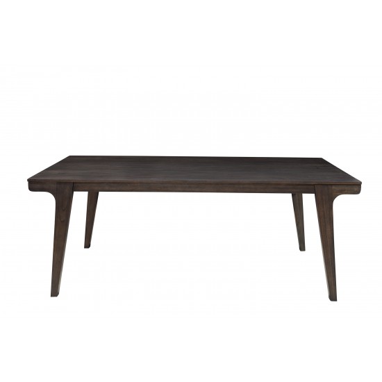 Olejo Fixed Top Dining Table, Chocolate