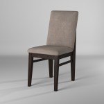 Olejo Set of 2 Side Chairs, Chocolate