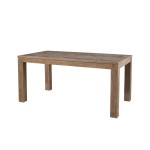 Aiden Fixed Top Dining Table, Weathered Natural