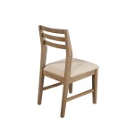 Aiden Set of 2 Side Chairs, Weathered Natural