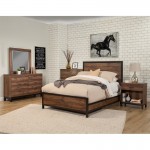 Weston California King Bed, Pine