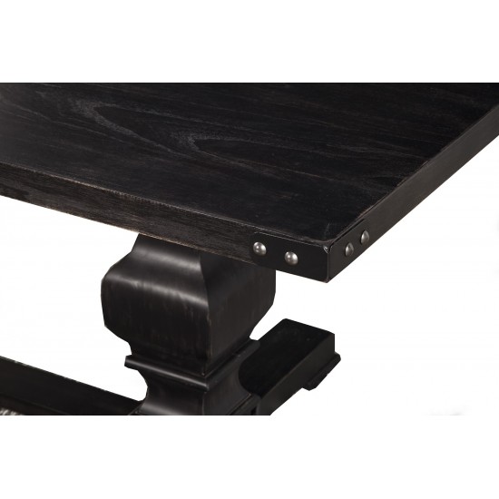 Manchester Dining Table, Vintage Black