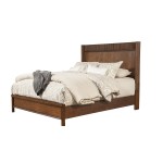 Rex Queen Panel Bed, Burgandy