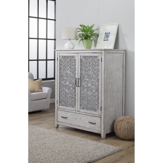 Aria Armoire Chest, Gray