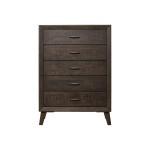 Alcott 5 Drawer Chest, Tobacco