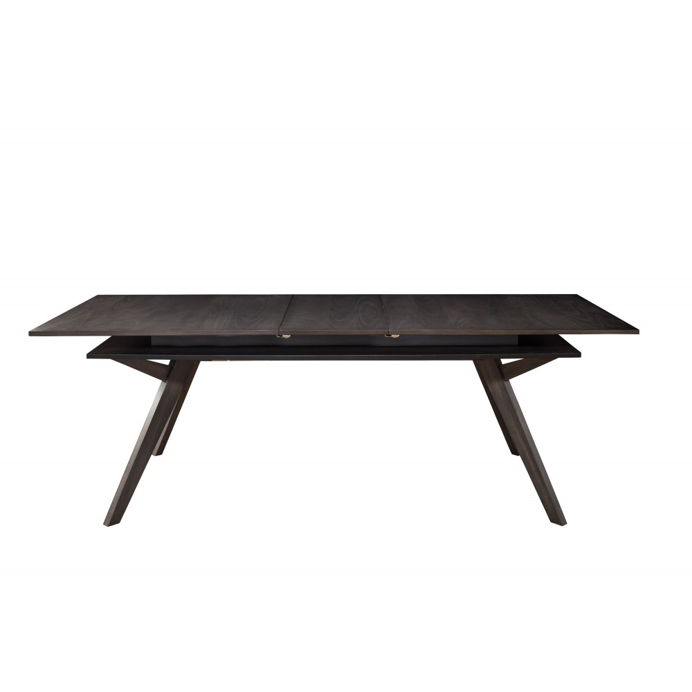 Lennox Rectangular Extension Dining Table, Dark Tobacco