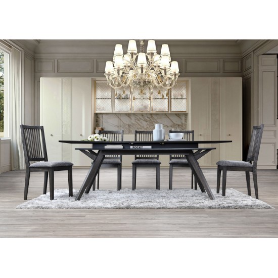 Lennox Rectangular Extension Dining Table, Dark Tobacco