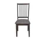 Lennox Set of 2 Side Chairs, Dark Tobacco