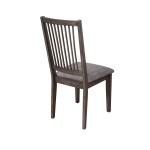 Lennox Set of 2 Side Chairs, Dark Tobacco