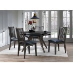 Lennox Round Dining Table, Dark Tobacco