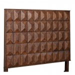 Trig Queen Headboard, Brown