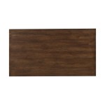 Arendal Trestle Rectangular Dining Table, Burnished Dark Oak