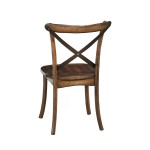 Arendal Set of 2 Side Chairs, Burnished Dark Oak