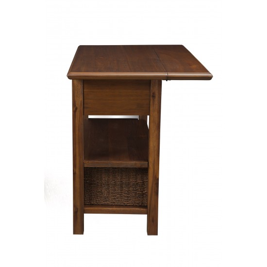 Caldwell Kitchen Cart, Antique Cappuccino