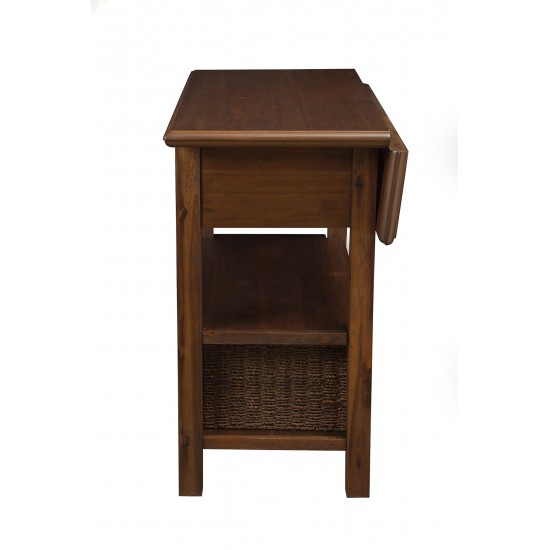 Caldwell Kitchen Cart, Antique Cappuccino