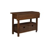 Caldwell Kitchen Cart, Antique Cappuccino