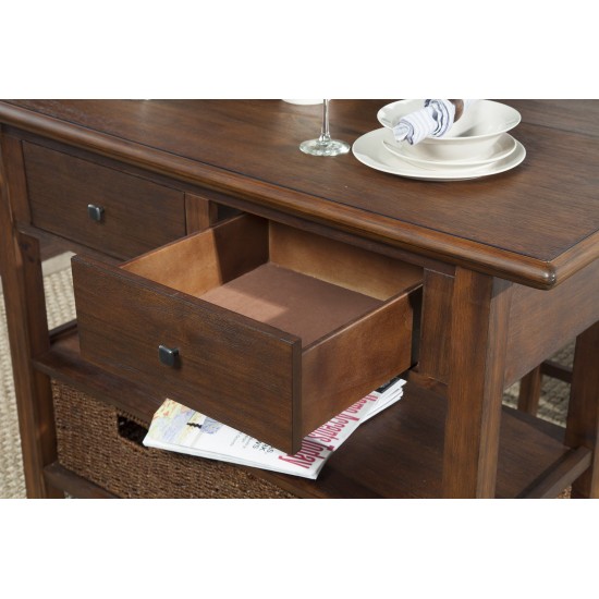 Caldwell Kitchen Cart, Antique Cappuccino