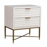 White Pearl Nightstand