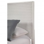 White Pearl Standard King Headboard