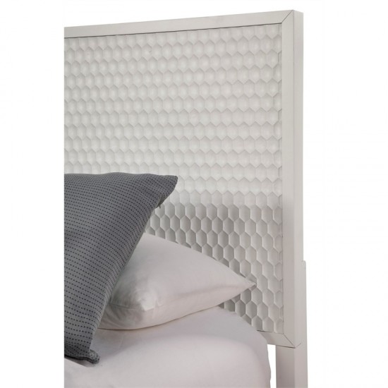 White Pearl Full Headboard