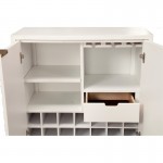 White Pearl Bar Cabinet