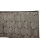 Shimmer Full Panel Bed, Antique Grey