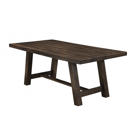 Alcott Solid Dining Table, Tobaco