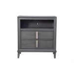 Lorraine TV Media Chest, Dark Grey