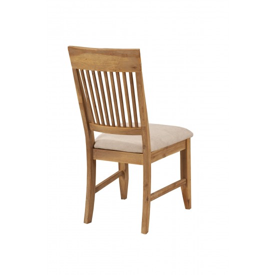 Aspen Set of 2 Side Chair, Antique Natural