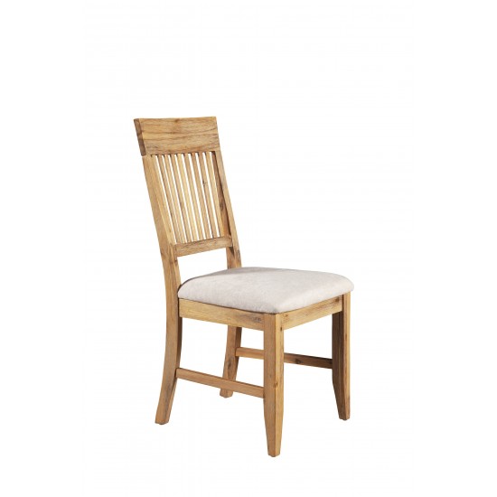 Aspen Set of 2 Side Chair, Antique Natural