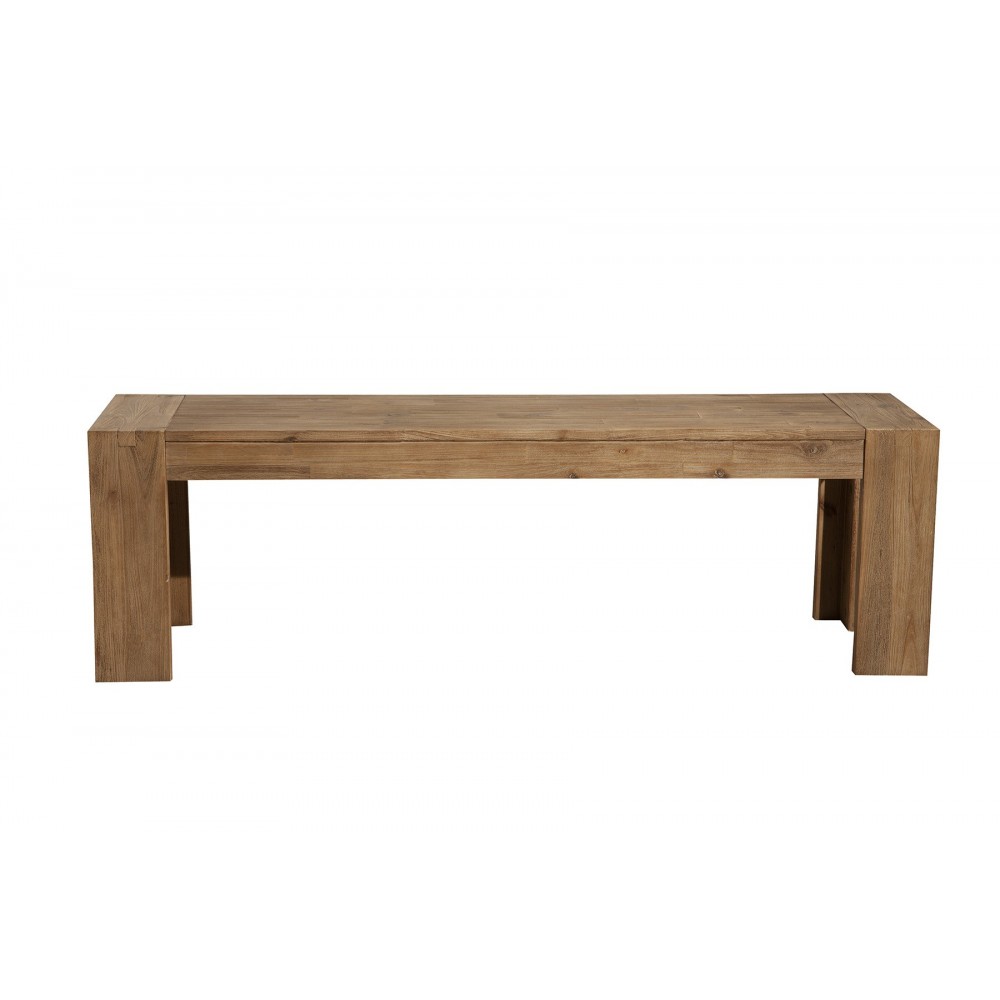 Seashore Dining Bench, Antique Natural