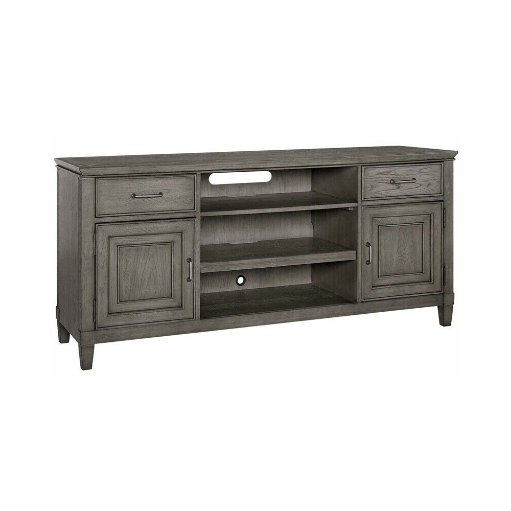 Newport 66" TV Console in a Stone Finish