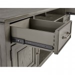 Newport 74" TV Console in a Stone Finish