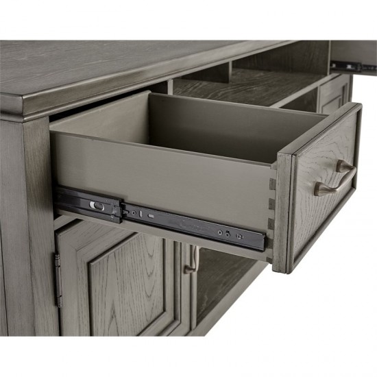 Newport 74" TV Console in a Stone Finish