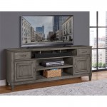 Newport 74" TV Console in a Stone Finish