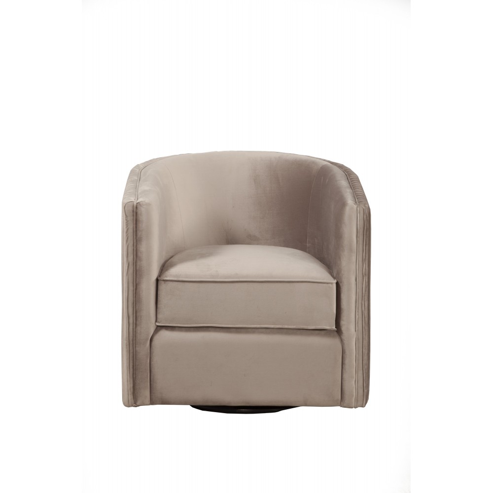 Maison Swivel Chair, Light Grey