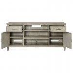 Newport 66" TV Console in a Sand Finish