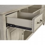 Newport 66" TV Console in a Sand Finish