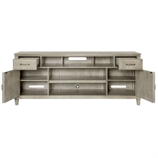 Newport 74" TV Console in a Sand Finish